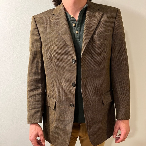 Vintage Kaiser Men’s Plaid Blazer - Picture 1 of 5